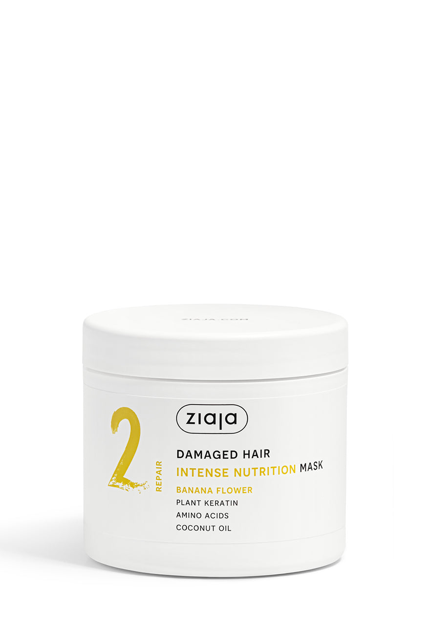 Ziaja Plant Essentials nährende Bananenblüten Haarmaske für geschädigtes Haar 350 ml