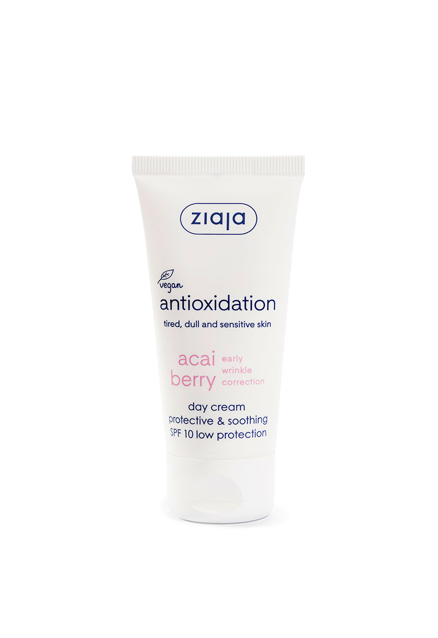 Ziaja Acaibeere beruhigende Tagescreme LSF 10 - 50 ml