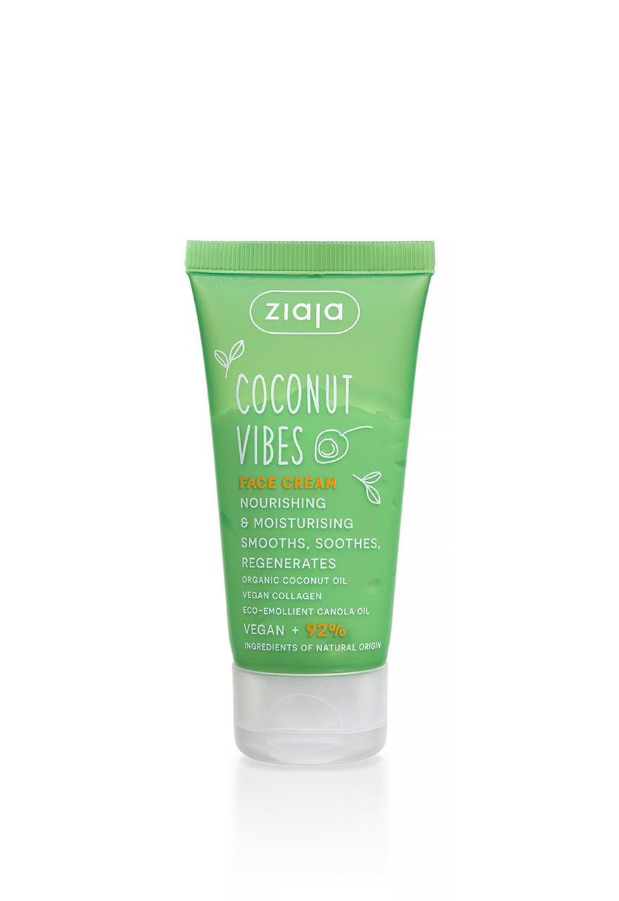 Ziaja Coconut Vibes nährende Gesichtscreme & Nachtmaske 50 ml