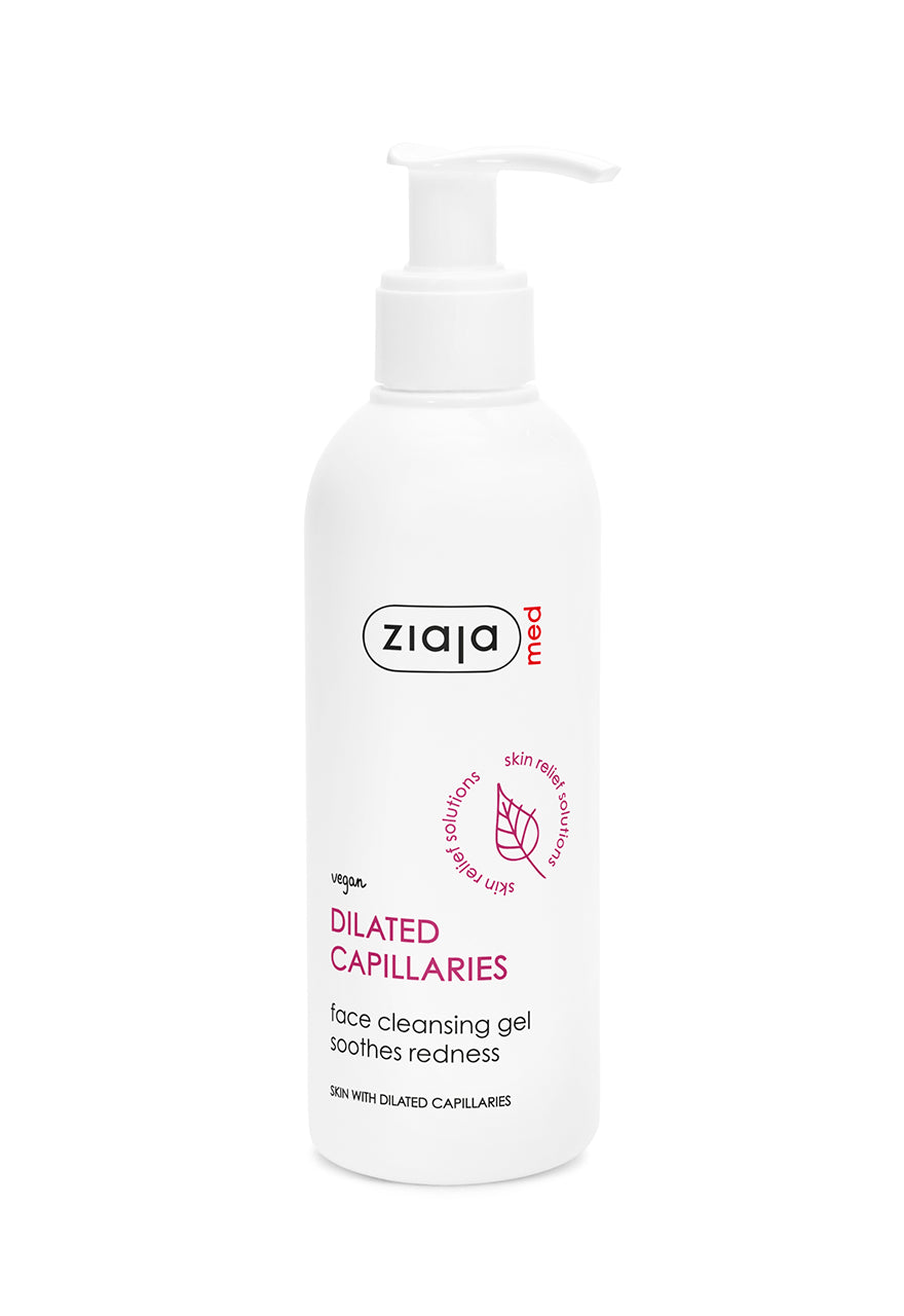 Ziaja Med beruhigendes Gesichtsreinigungsgel bei erweiterten Kapillaren 200 ml