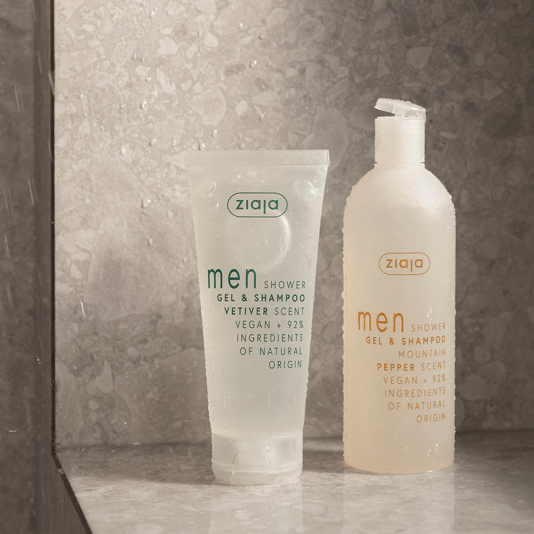 Ziaja Men 2 in 1 Duschgel & Shampoo Bergpfeffer 400 ml