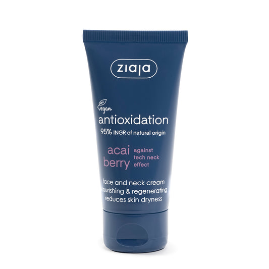 Ziaja Acaibeere Gesichts- und Halscreme 50 ml – pflegende Regeneration für Gesicht und Hals.