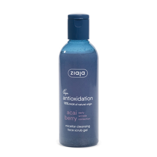 Ziaja Acaibeere mizellares Reinigungs-Peelinggel 200 ml – Reinigung für glatte, frische Haut.