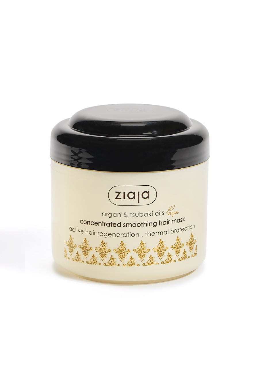 Ziaja Argan- & Tsubakiöl konzentrierte Glättungs-Haarmaske - Thermal Protection 200 ml