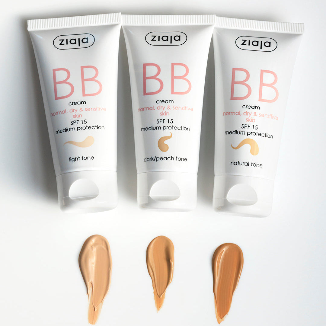 Ziaja BB Creme LSF 15 für trockene & empfindliche Haut 50 ml - heller Ton