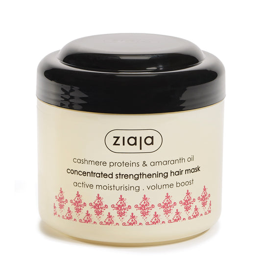 Ziaja Cashmere & Amaranthöl konzentrierte Stärkungs-Haarmaske - Volume Boost 200 ml