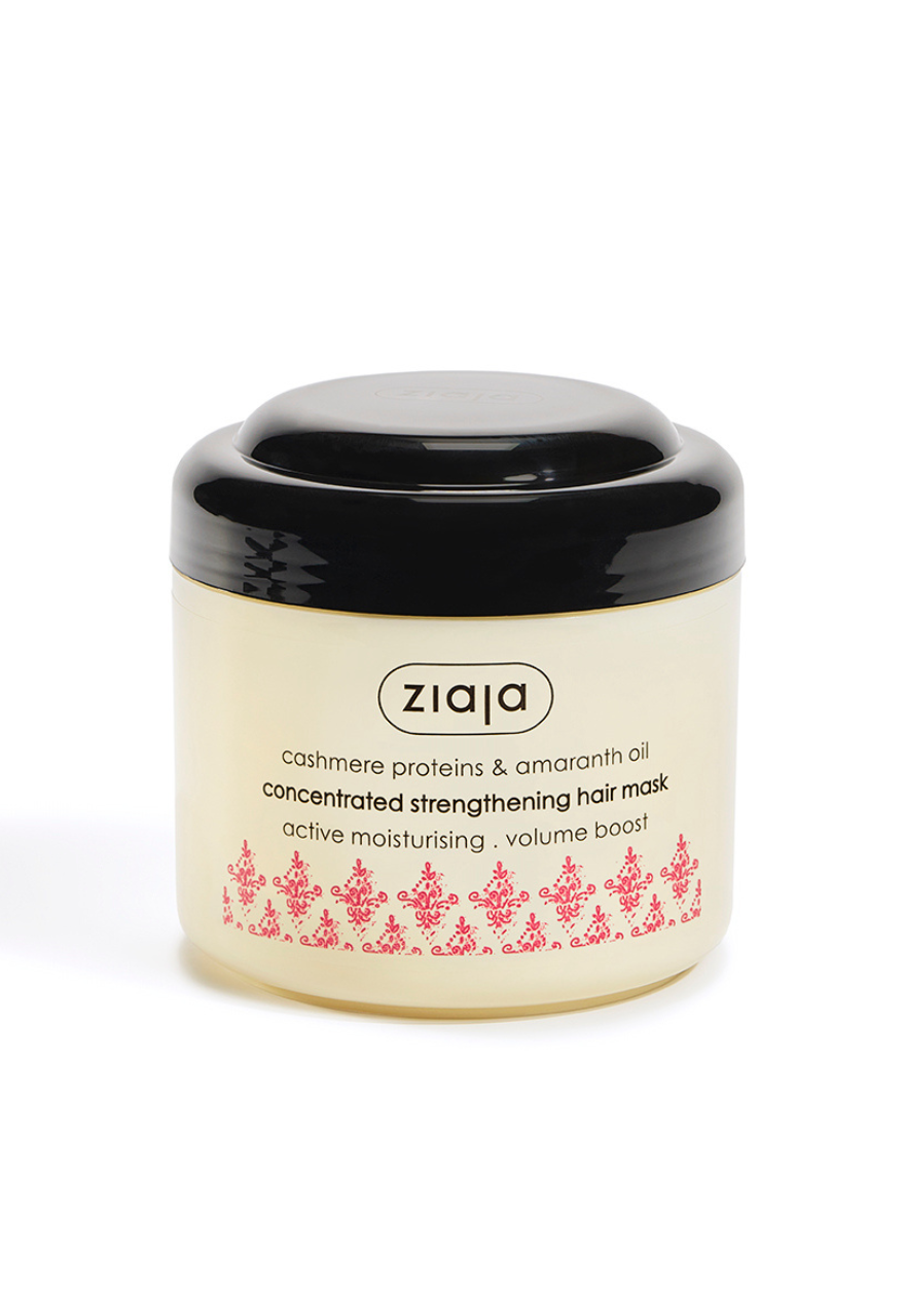 Ziaja Cashmere & Amaranthöl konzentrierte Stärkungs-Haarmaske - Volume Boost 200 ml