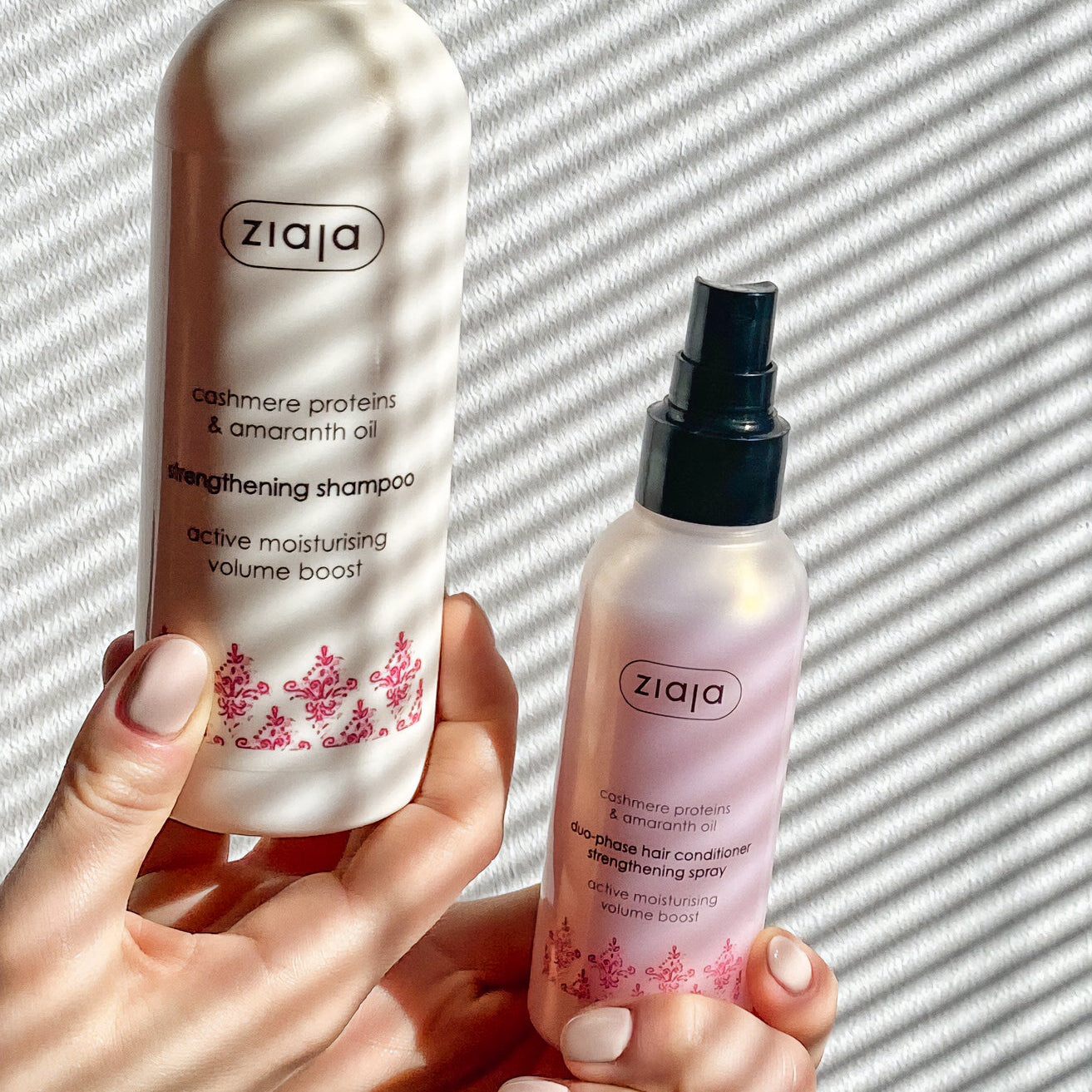 Ziaja Cashmere & Amaranthöl stärkendes Shampoo - Volume Boost 300 ml