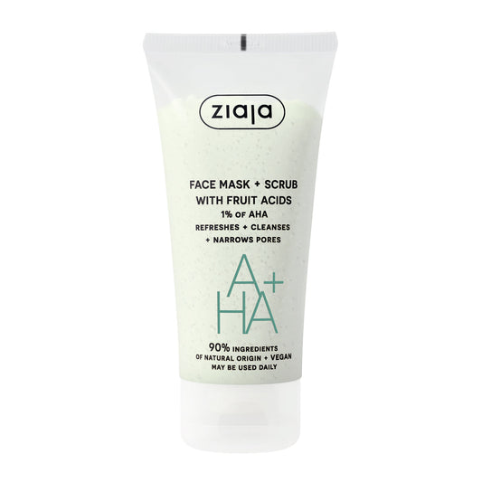 Ziaja Gesichtsmaske + Peeling 2 in 1 mit Fruchtsäuren 55 ml