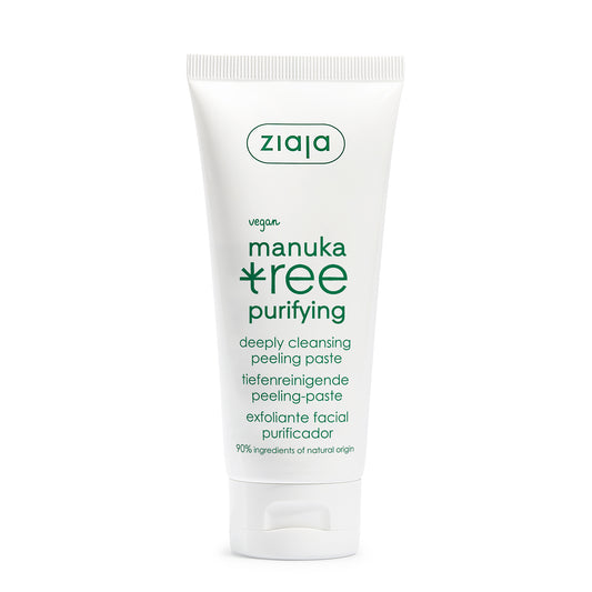 Ziaja Manuka Tree Peelingpaste 75 ml – Porenreinigung für unreine Haut.