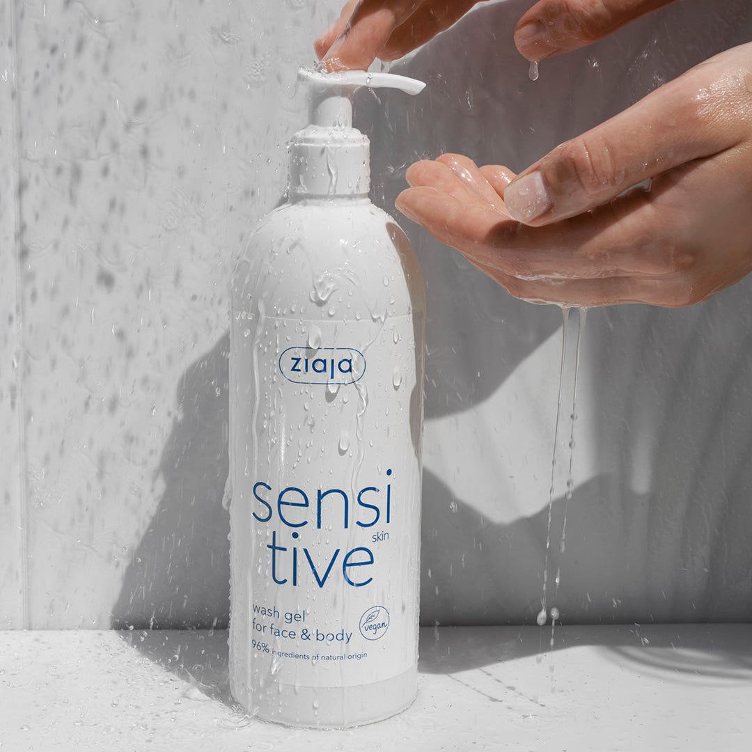 Ziaja Sensitive Skin Waschgel Gesicht & Körper 400 ml