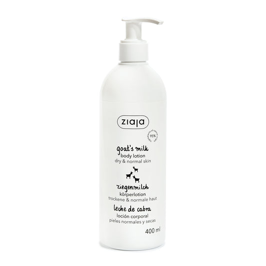 Ziaja Ziegenmilch Bodylotion 400 ml – feuchtigkeitsspendende Körperpflege für trockene Haut
