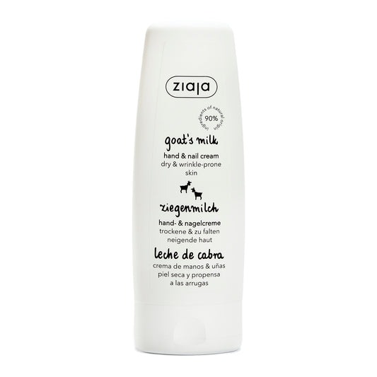 Ziaja Ziegenmilch Hand- und Nagelcreme 80 ml – pflegende Handcreme für trockene Hände und brüchige Nägel