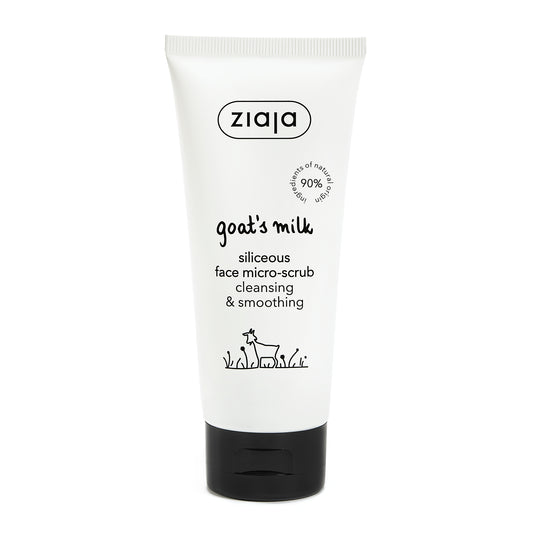 Ziaja Ziegenmilch Mikro-Peeling 75 ml – verfeinerndes Peeling für glattere Haut für trockene und normale Haut