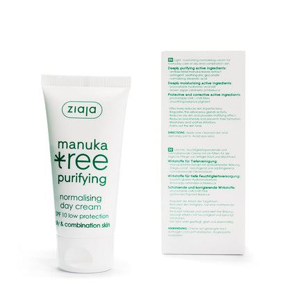 Ziaja Manuka Tree mattierende Tagescreme LSF 10 - 50 ml