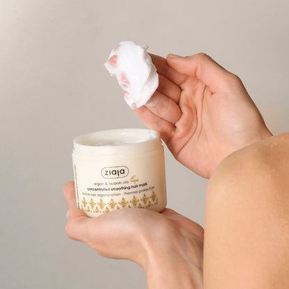 Ziaja Argan- & Tsubakiöl konzentrierte Glättungs-Haarmaske - Thermal Protection 200 ml