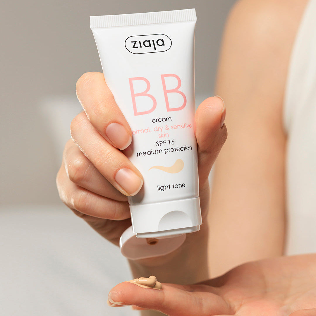 Ziaja BB Creme LSF 15 für trockene & empfindliche Haut 50 ml – natürlicher Ton