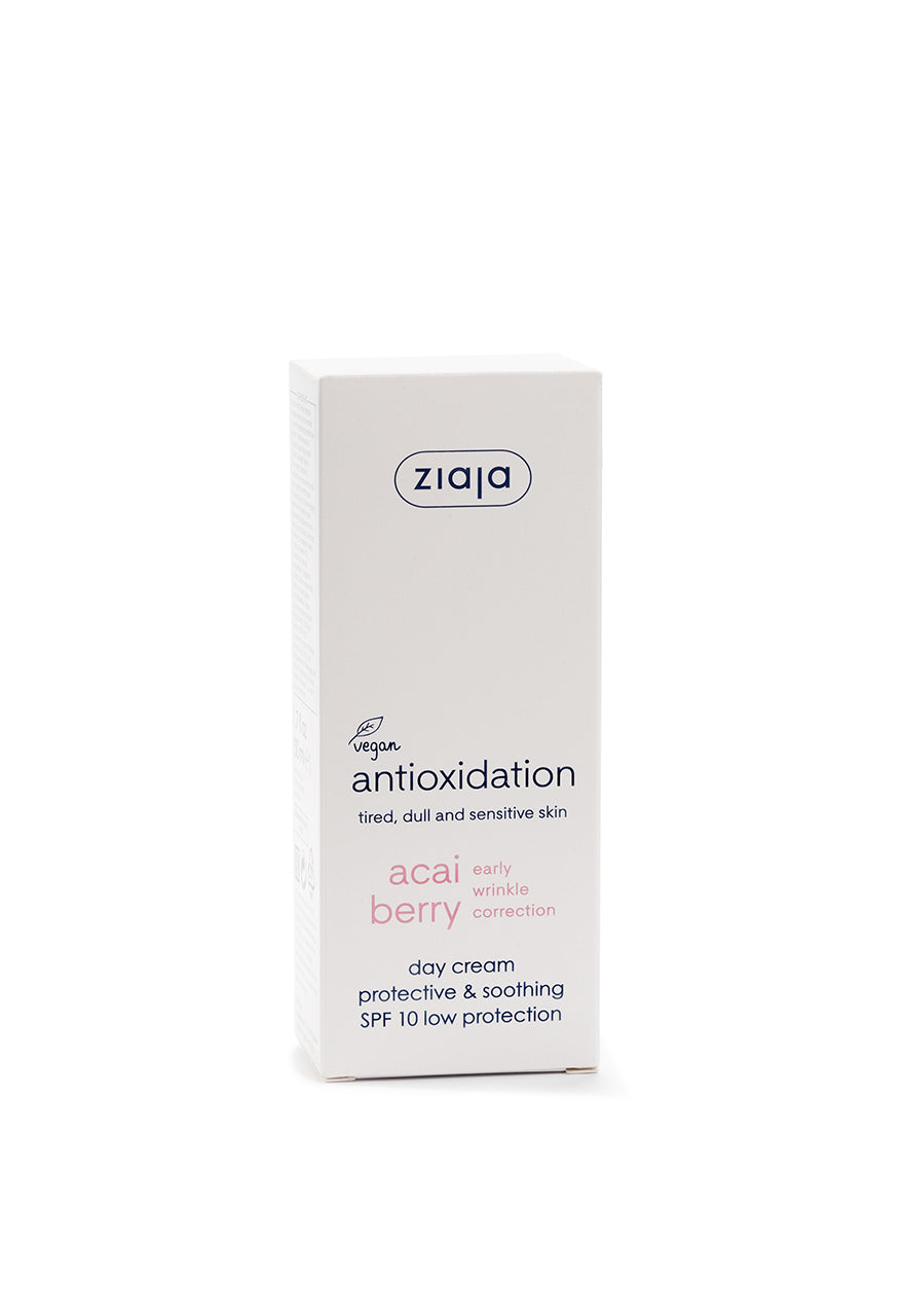 Ziaja Acaibeere beruhigende Tagescreme LSF 10 - 50 ml