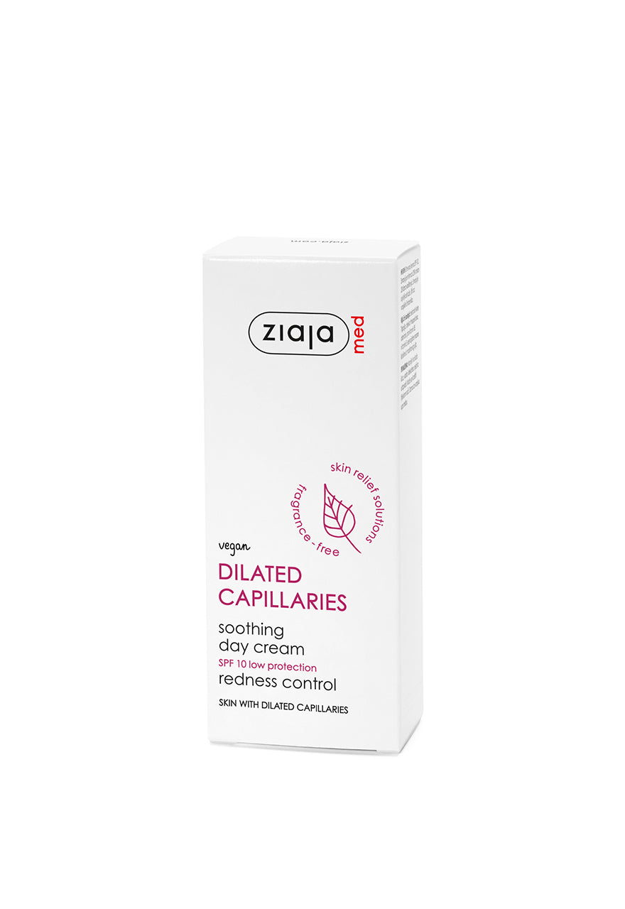 Ziaja Med beruhigende Tagescreme bei Rötungen & erweiterten Kapillaren LSF 10 - 50 ml
