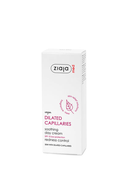 Ziaja Med beruhigende Tagescreme bei Rötungen & erweiterten Kapillaren LSF 10 - 50 ml