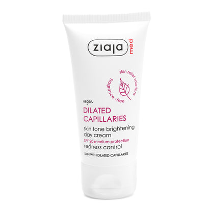Ziaja Med beruhigende & aufhellende Tagescreme bei erweiterten Kapillaren LSF 20 - 50 ml