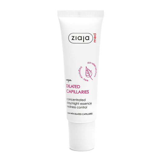 Ziaja Med konzentrierte Tages-/Nachtessenz bei Rötungen & erweiterten Kapillaren 30 ml