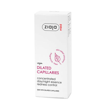 Ziaja Med konzentrierte Tages-/Nachtessenz bei Rötungen & erweiterten Kapillaren 30 ml