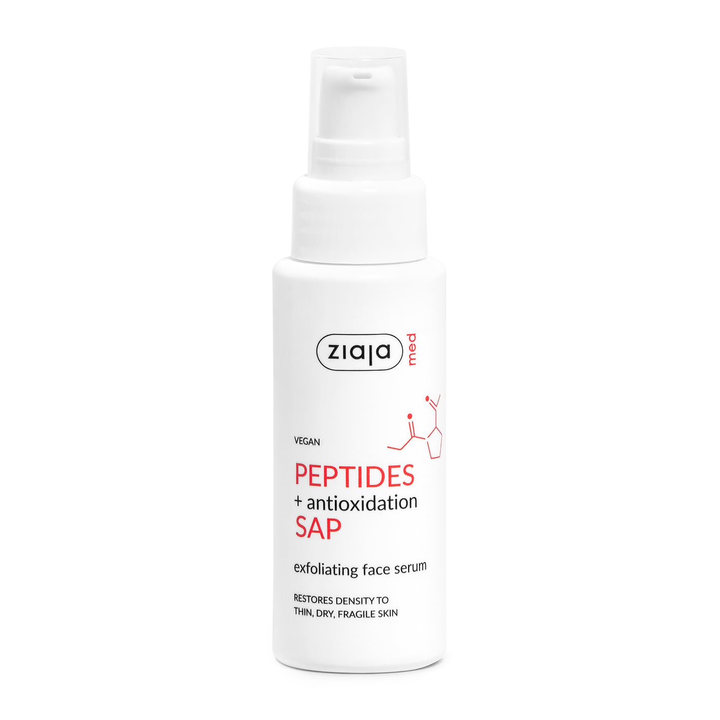 Ziaja Med Peptides + SAP peelendes Gesichtsserum 50 ml