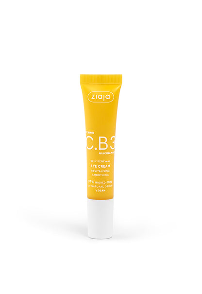 Ziaja Vitamin C.B3 glättende Glow-Augencreme 15 ml