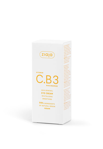 Ziaja Vitamin C.B3 glättende Glow-Augencreme 15 ml