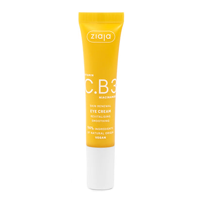 Ziaja Vitamin C.B3 glättende Glow-Augencreme 15 ml