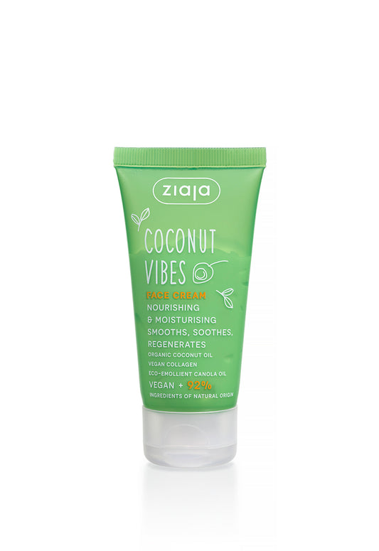 Ziaja Coconut Vibes nährende Gesichtscreme & Nachtmaske 50 ml