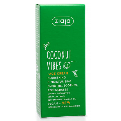 Ziaja Coconut Vibes nährende Gesichtscreme & Nachtmaske 50 ml