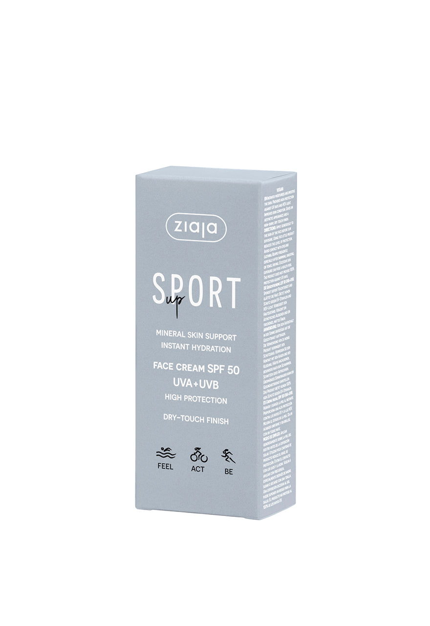 Ziaja Sport Gesichtscreme mit LSF 50 - 50 ml