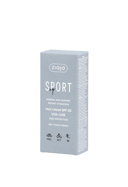 Ziaja Sport Gesichtscreme mit LSF 50 - 50 ml