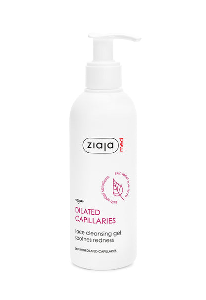 Ziaja Med beruhigendes Gesichtsreinigungsgel bei erweiterten Kapillaren 200 ml