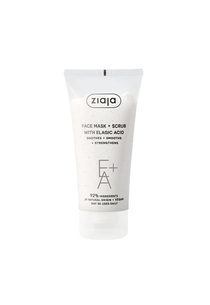 Ziaja Gesichtsmaske + Peeling 2 in 1 mit Ellagsäure 55 ml