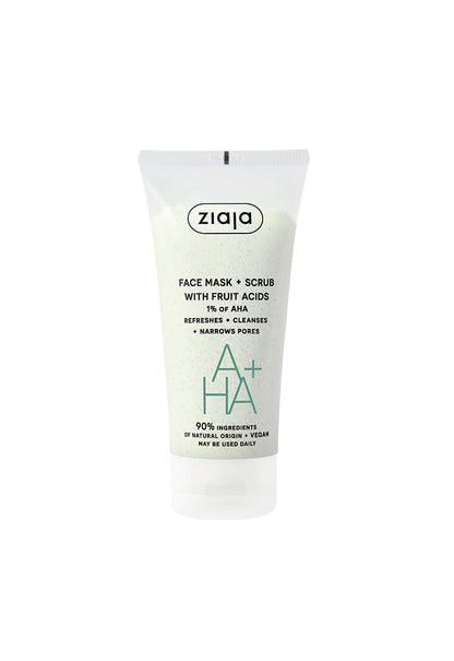 Ziaja Gesichtsmaske + Peeling 2 in 1 mit Fruchtsäuren 55 ml