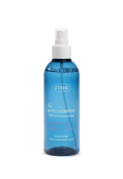 Ziaja Acaibeere Gesichtstoner-Spray mit Hyaluronsäure 200 ml