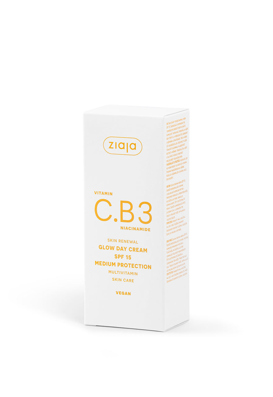 Ziaja Vitamin C.B3 Glow Tagescreme mit LSF 15 - 50 ml