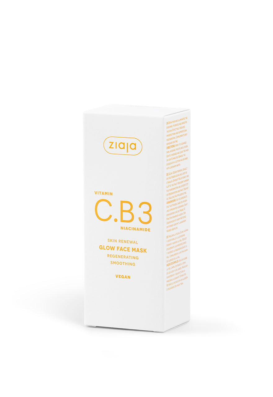 Ziaja Vitamin C.B3 Glow‑Gesichtsmaske 50 ml
