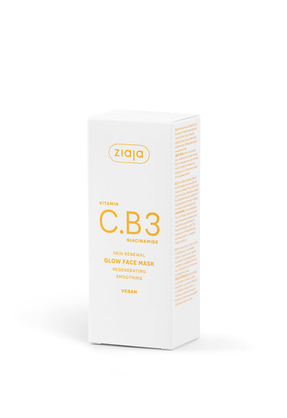 Ziaja Vitamin C.B3 Glow‑Gesichtsmaske 50 ml