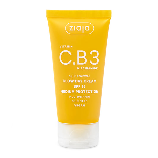 Ziaja Vitamin C.B3 Glow Tagescreme mit LSF 15 - 50 ml