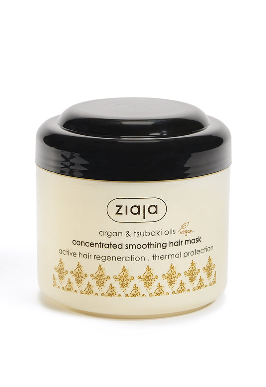Ziaja Argan- & Tsubakiöl konzentrierte Glättungs-Haarmaske - Thermal Protection 200 ml