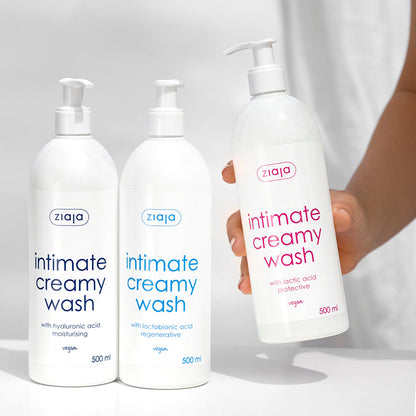 Ziaja feuchtigkeitsspendende Intimwaschlotion mit Hyaluronsäure 500 ml