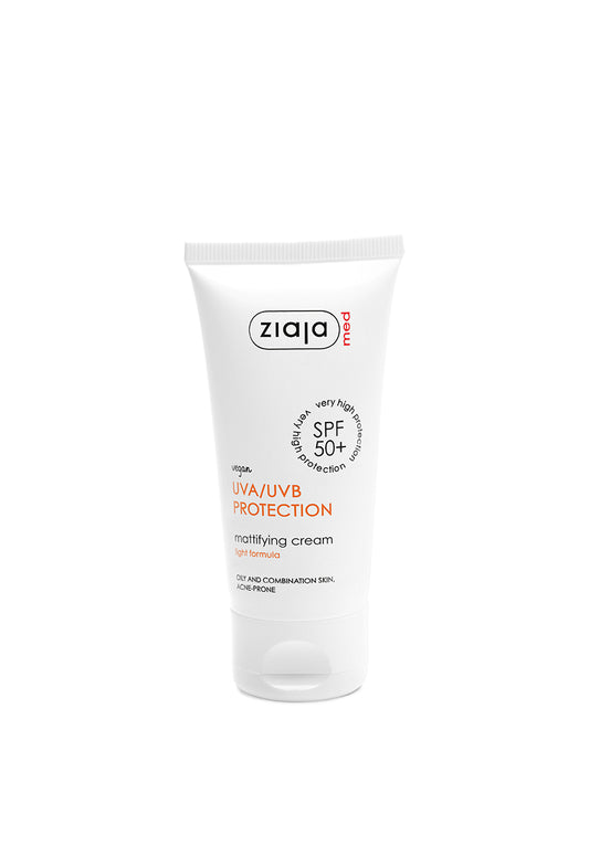 Ziaja Med LSF 50+ mattierende Tagescreme für ölige & zu Akne neigende Haut 50 ml