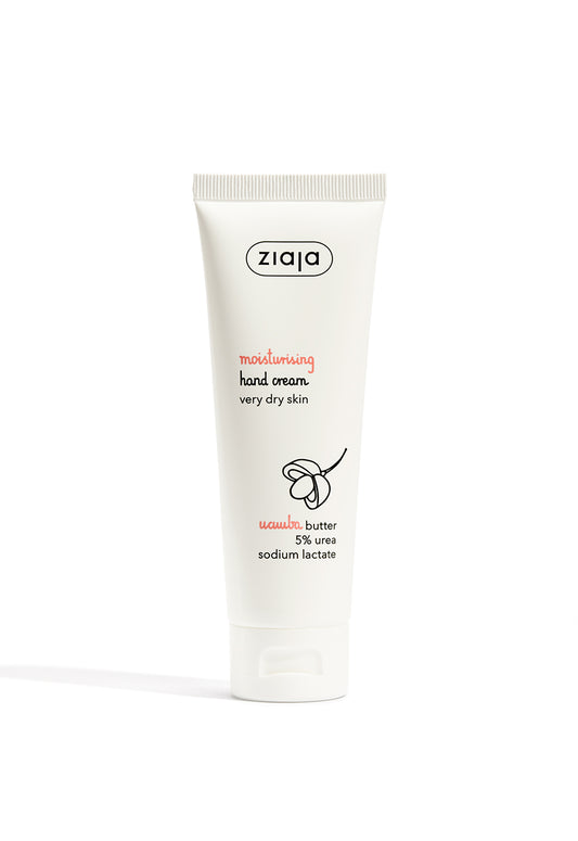 Ziaja Handcreme für sehr trockene Haut mit Ucuuba-Butter 5% Urea 80 ml