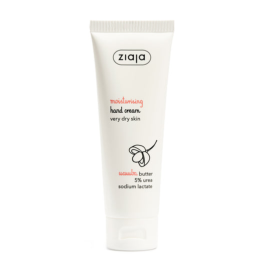 Ziaja Handcreme für sehr trockene Haut mit Ucuuba-Butter 5% Urea 80 ml