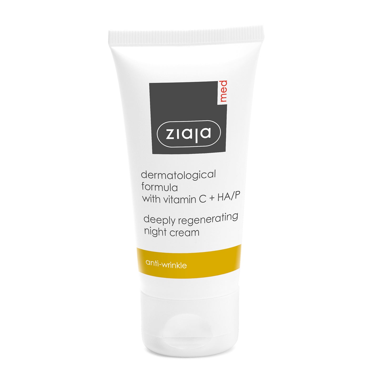 Ziaja Med Vitamin C + HA/P regenerierende Anti-Falten Nachtcreme 50 ml