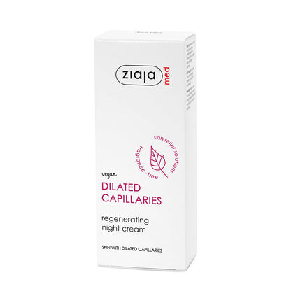 Ziaja Med regenerierende Nachtcreme bei erweiterten Kapillaren 50 ml